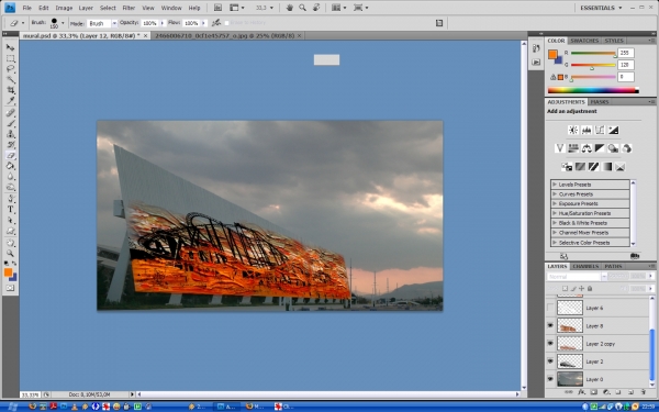 Creation of Mural: Step 4